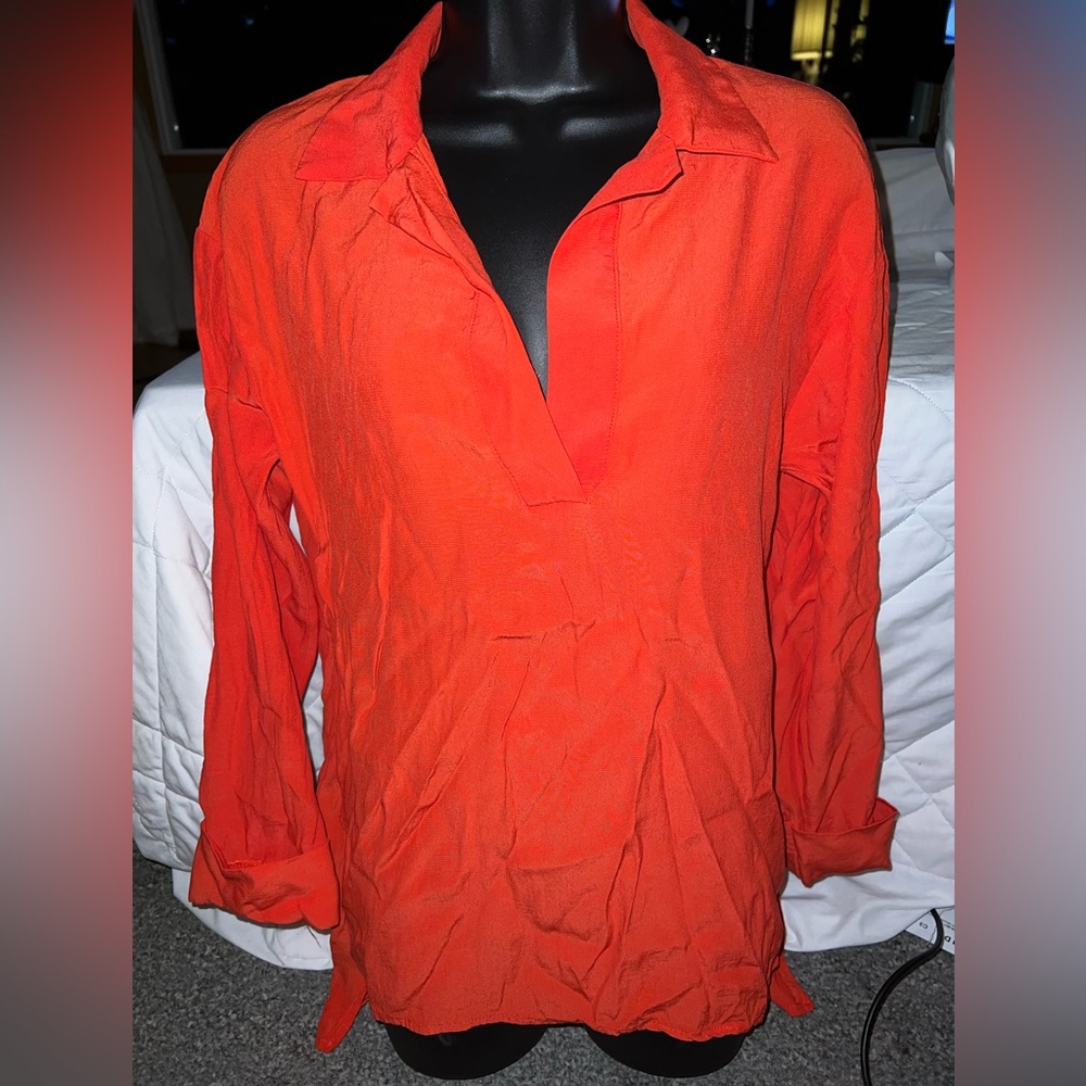 Barney’s New York V-Neck Flowy Blouse